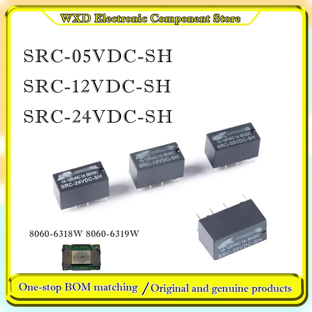 

8060-6318W 8060-6319W SRC-05V/12V/24VDC-SH 8-pin two-group converter