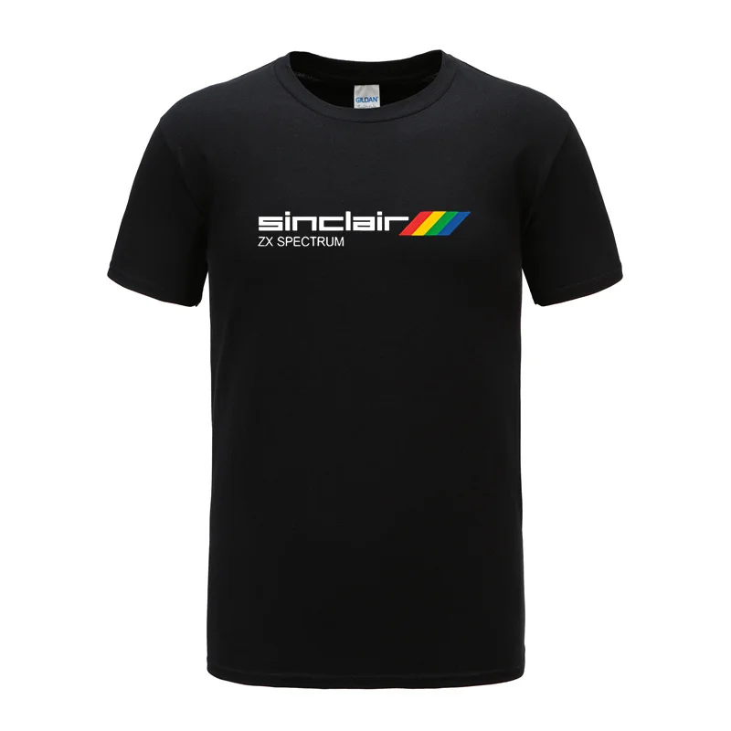 Sinclair Zx Spectrum Men's Clothing T Shirt Tops Summer 2024 Short Sleeve Cotton Man Sinclair Zx Spectrum T-shirt Mans Tshirt