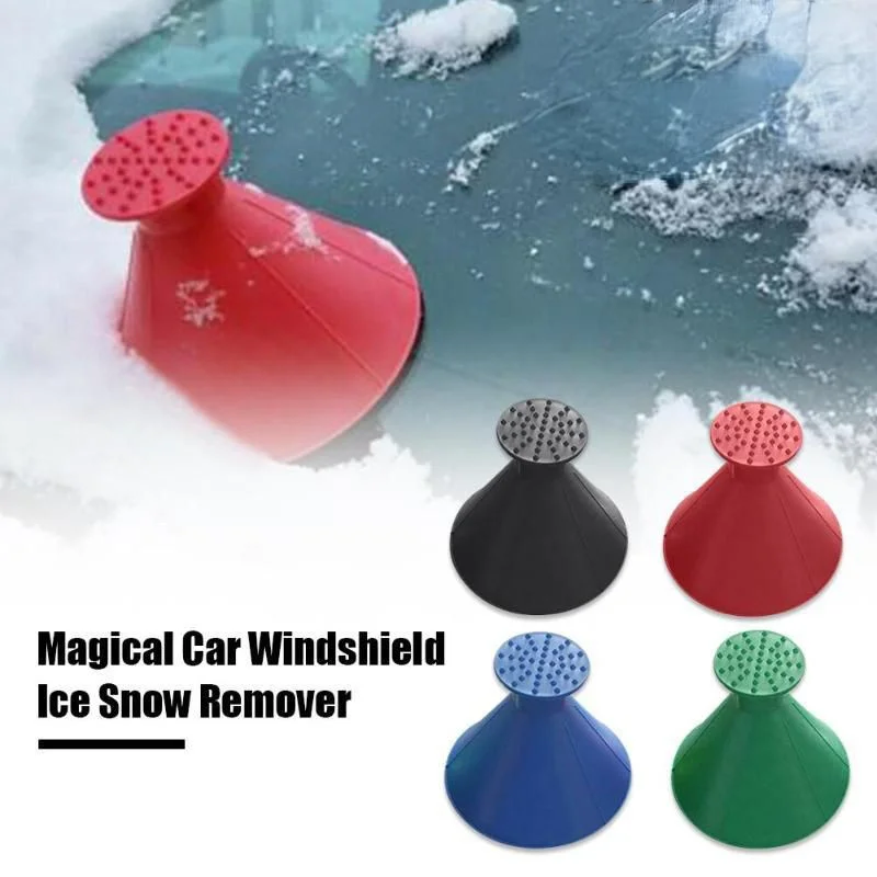 Multi-function Car Snow Remover Oil Refueling Funnel Windshield Shovel Defrosting Deicing Cars Winter Ice Scraper