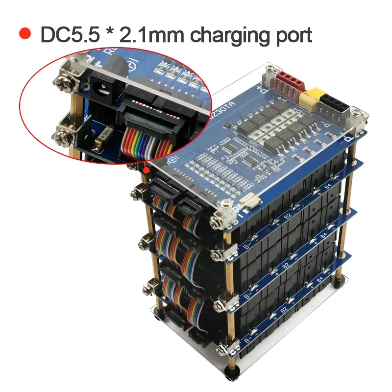 36V 10S Power Wall 18650 Battery Pack 10S BMS Li-ion Lithium 18650 Battery Holder BMS PCB DIY Ebike Battery 10S Battery Box