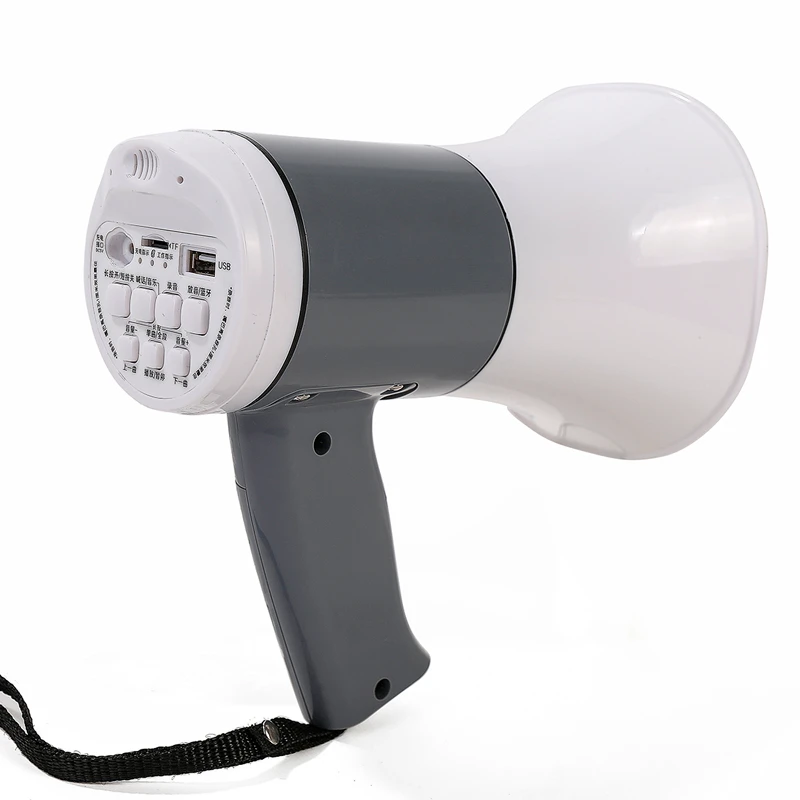 40W Portable hand held Big battery powered megaphone loudspeaker