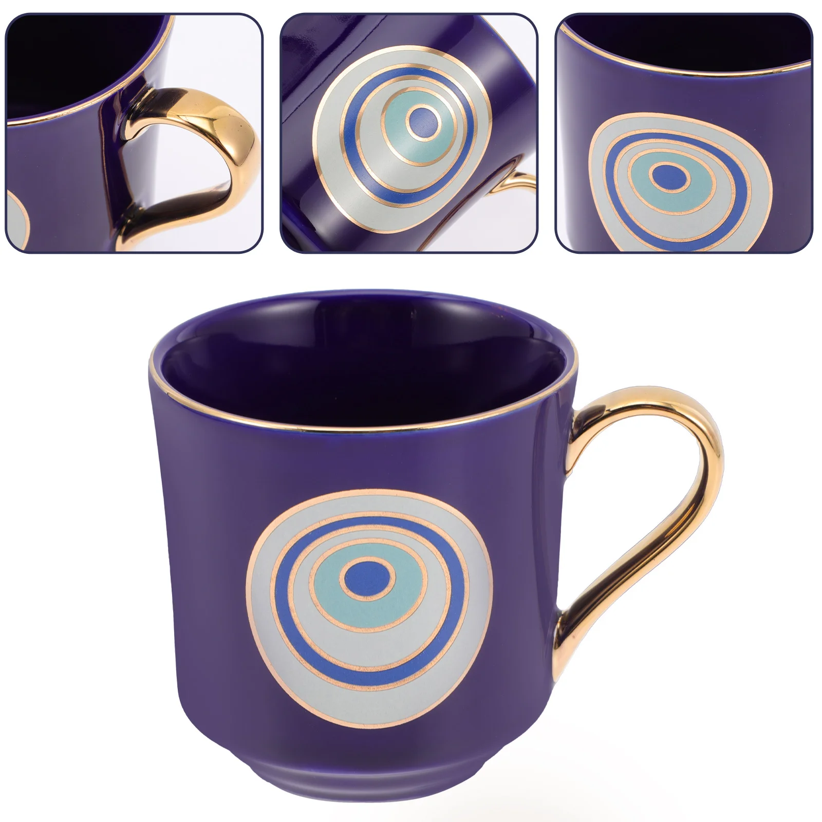 

Mugs Cup Coffee Middle Eastern Ceramic Evil Eye Cups Beverage Container for Kitchen