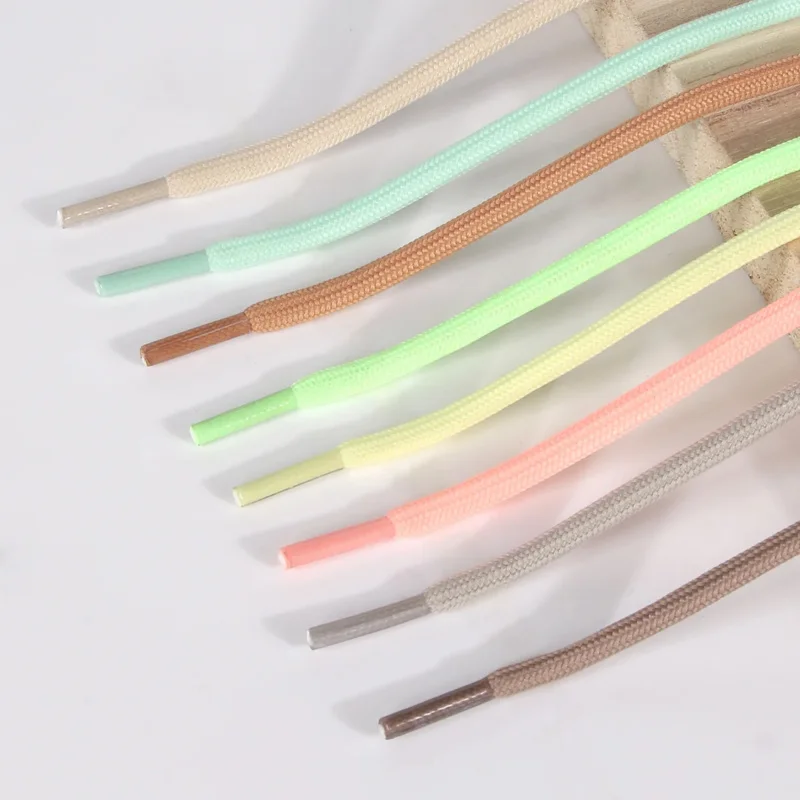 Colorful Circular Encrypted Shoelaces for Coconut Shoes Dad Sports Casual Footwear Trendy Fashionable Laces Unisex