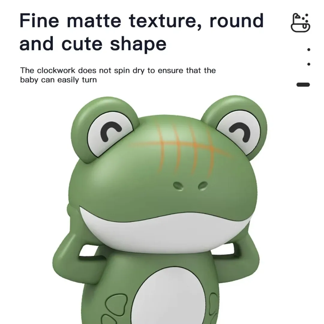 1/3pcs Baby Shower Clockwork สัตว์น่ารักว่ายน้ํากบเด็กของเล่นเด็กของเล่นห้องน้ําของเล่นเด็กสระว่ายน้ําเกมเด็กของขวัญ