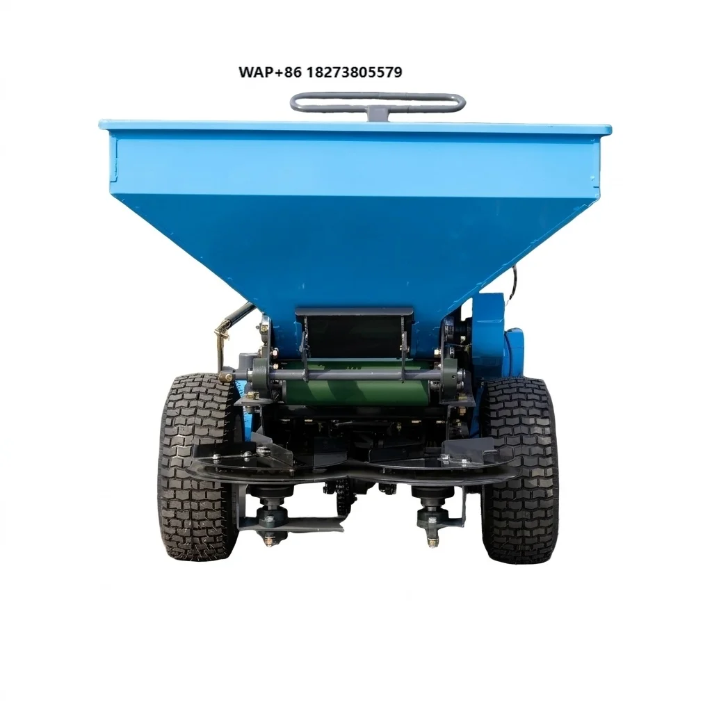 Flexible Easy Operate Self Propelled Square Hopper Fertilizer Spreader for Farm Forest Lawn Granular Fertilizer Application