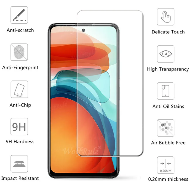 4-in-1 For Xiaomi Poco X3 GT For Poco X3 GT Tempered Glass Phone Film HD Transparent Screen Protector For Poco X3 GT Lens Glass