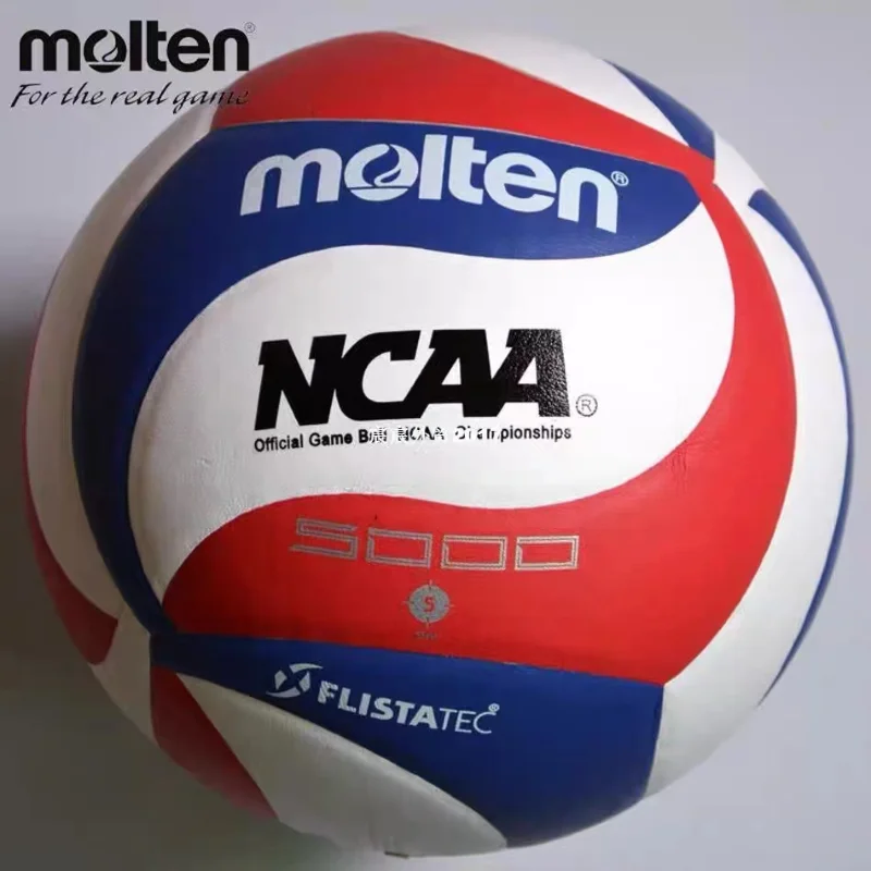 Molten Volleyball NCAA5000 Professional Competition Hard Row Wear-resistant No. 5 PU Indoor and Outdoor Training Volleyball