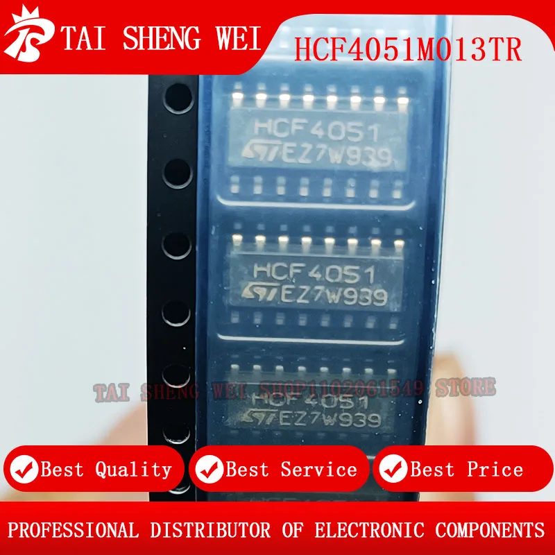 

10 шт. HCF4051 HCF4051M013TR SOP-16 SOP16 SMD IC новый оригинальный