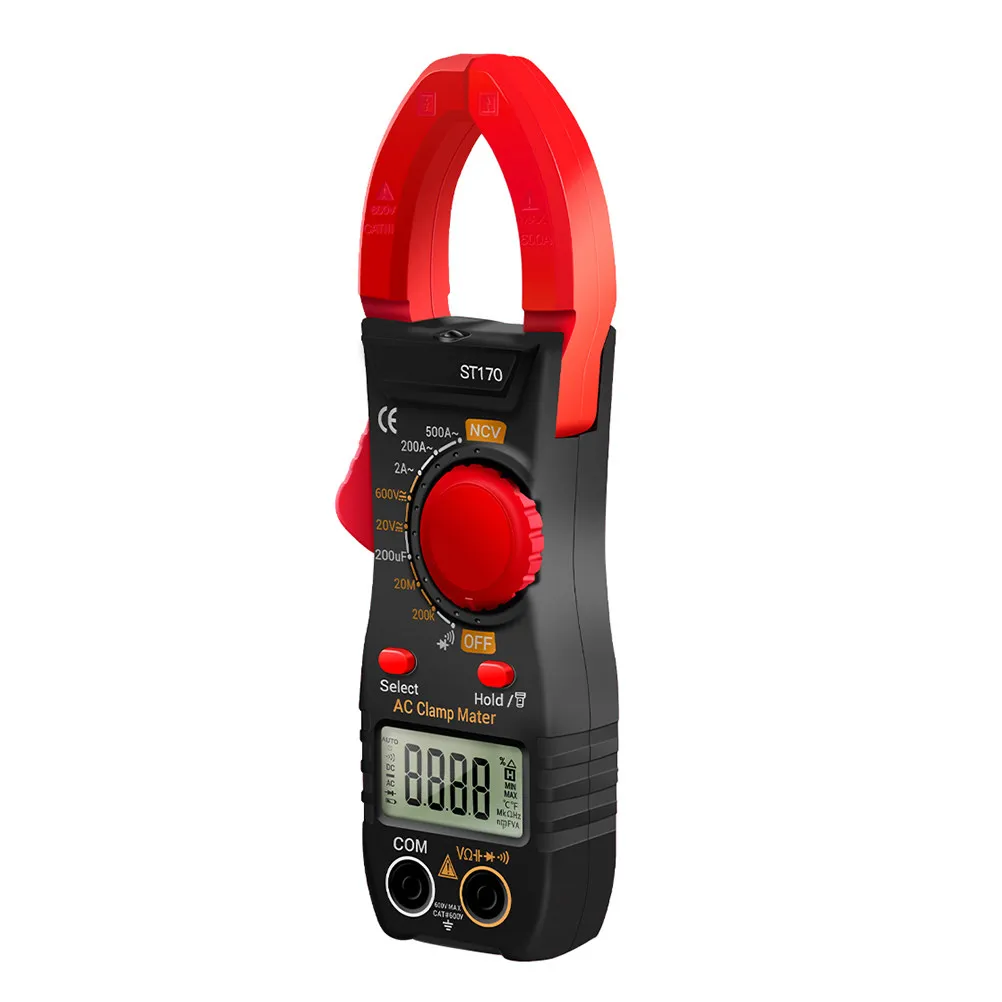 Digital Clamp Multimeter Portable Current Voltage Tester Non Contact Voltage Detector Electrical Repair Tool