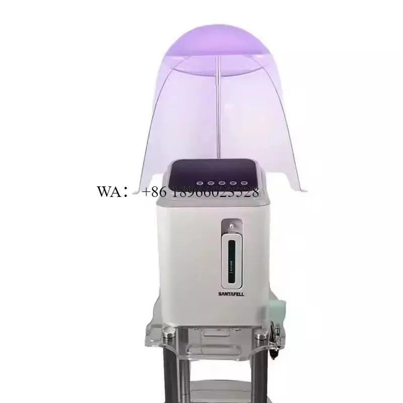 WMWMNU New High Concentrated Dome Oxygen Facial Jet Peel Rejuvenation Beauty Device for Home Use
