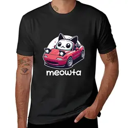 Cute Miata Designed As A Cat T-shirt Blouse Plain Mens Graphic t-shirts Big And Tall