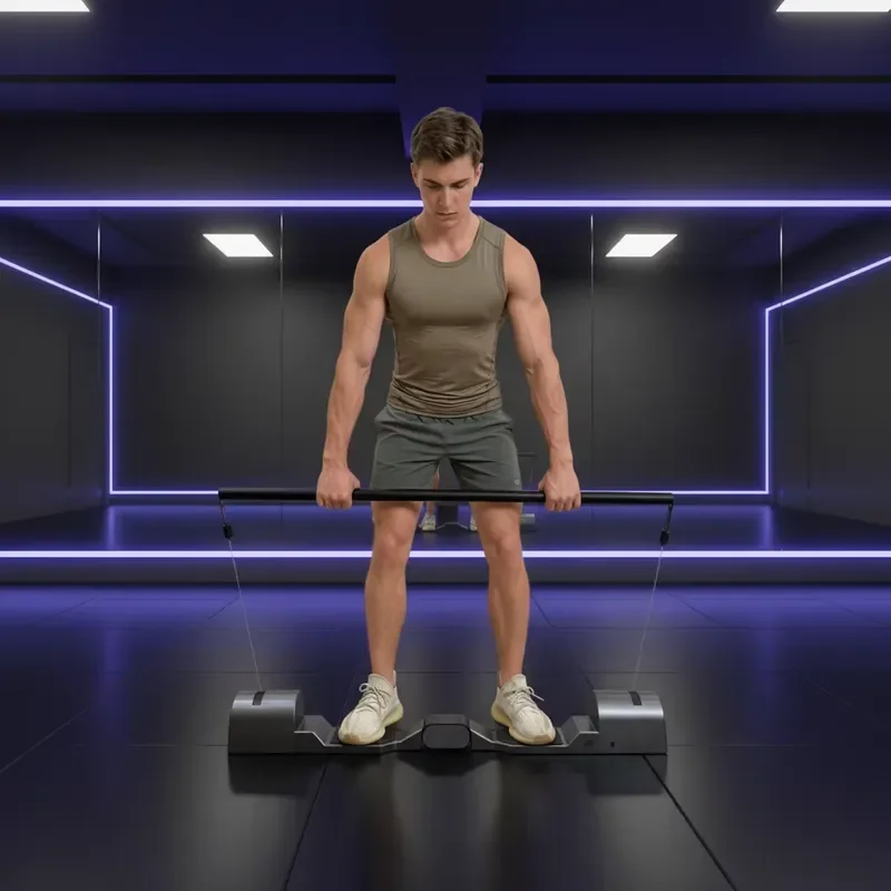 Home Use Intelligent Gym Equipment with Adjustable Weights 0-40kgs Foldable Portable Gym Fitness Equipment with APP