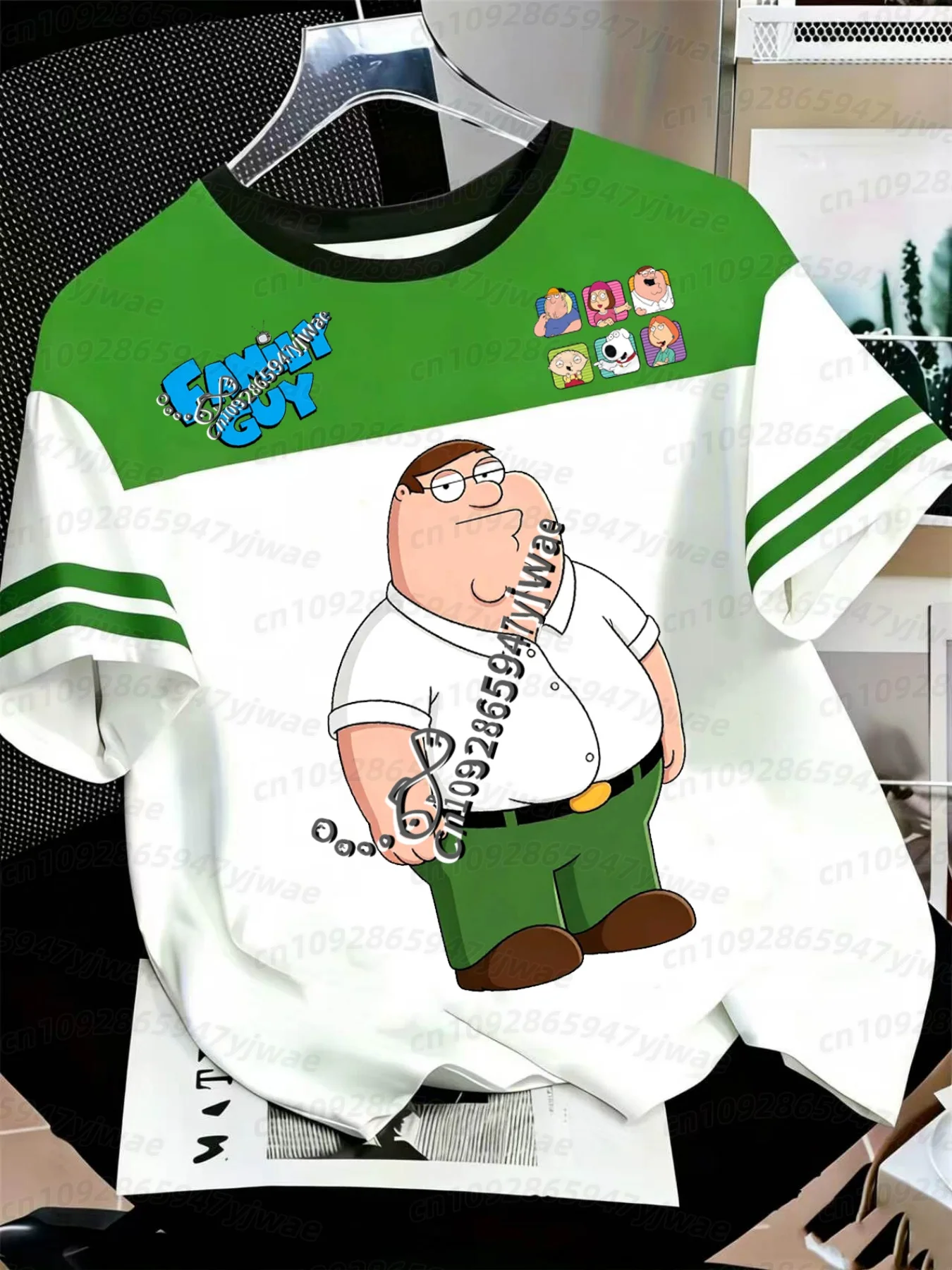 Tee Graphic Print - 26 MEN Stewie Peter Brian Graphic