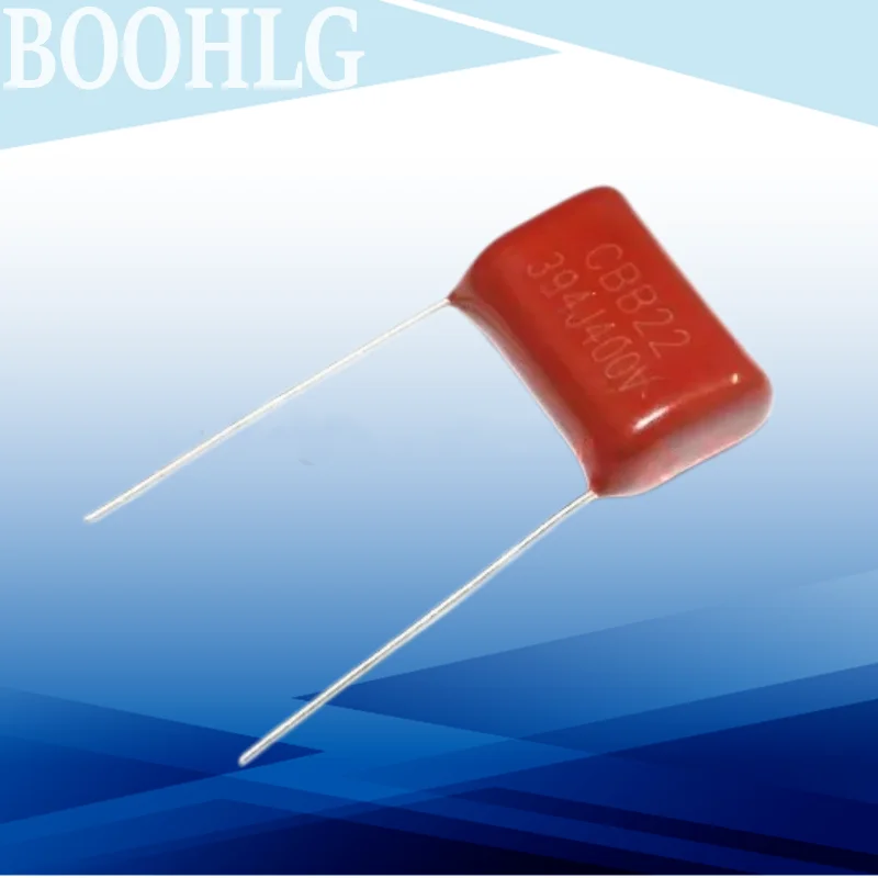 10PCS  400V394J 0.39UF Pitch 15mm 390NF 400V 394 394J CBB Polypropylene film capacitor