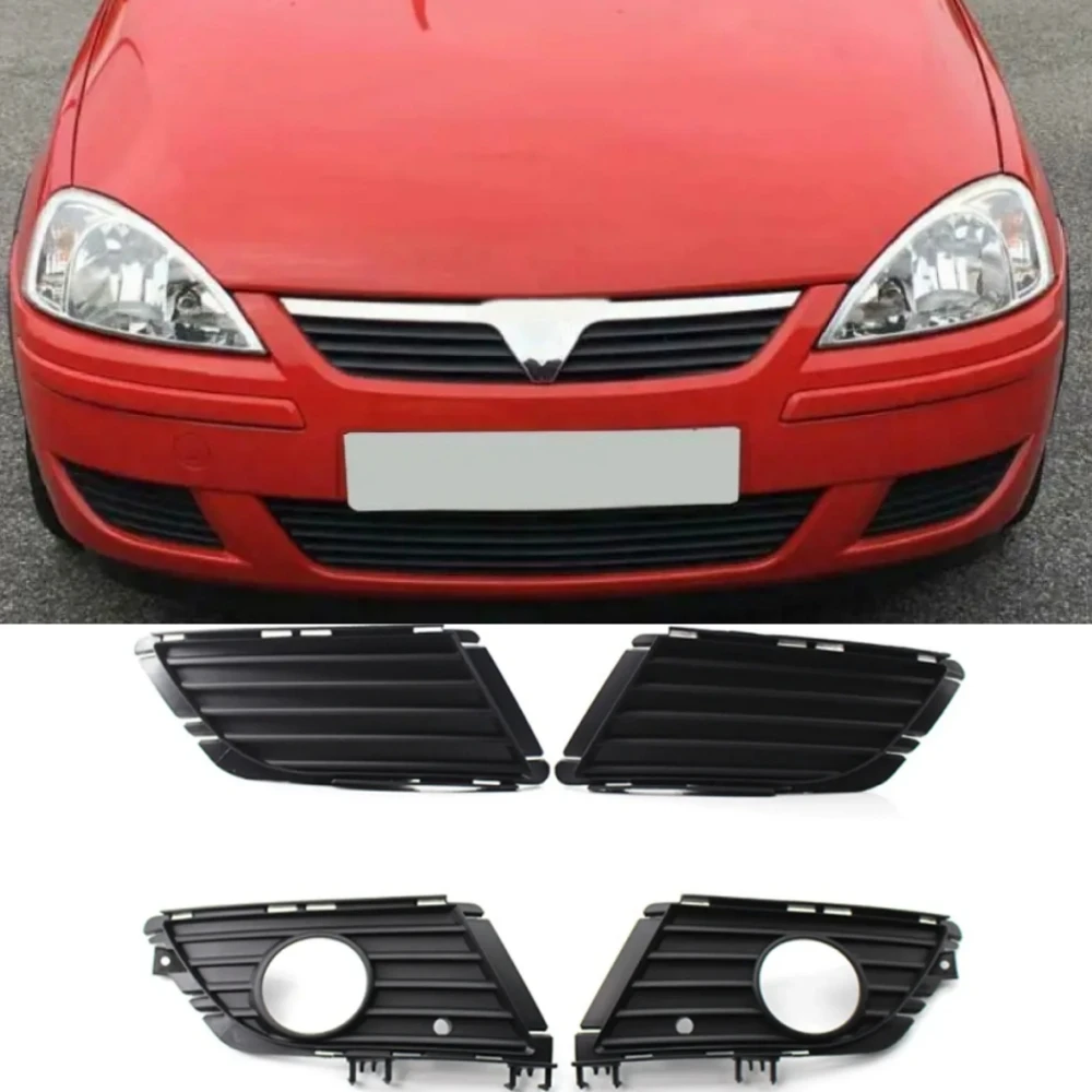 Front bumper grille fog lamp cover For  corsa Opel Vauxhall 2003-2005