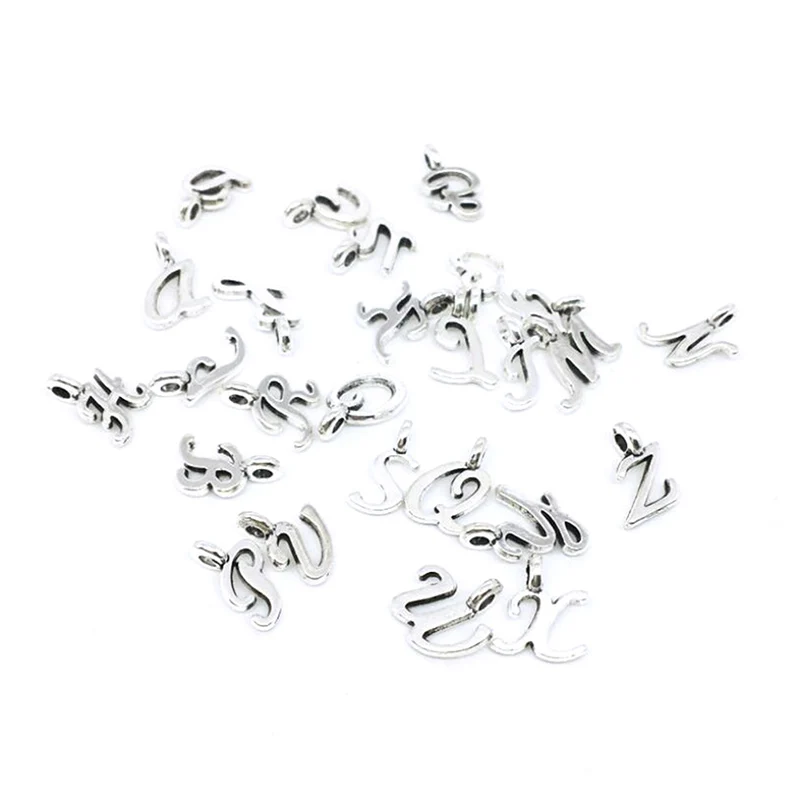 

26Pcs DIY Handmade Jewelry Craft 26 English Alphabet Letters Charms Pendants