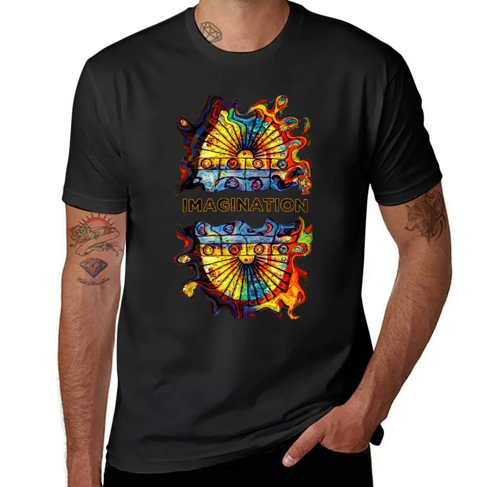 Melting arch abstract - use your imagination T-Shirt customs design your own cute tops mens t shirt