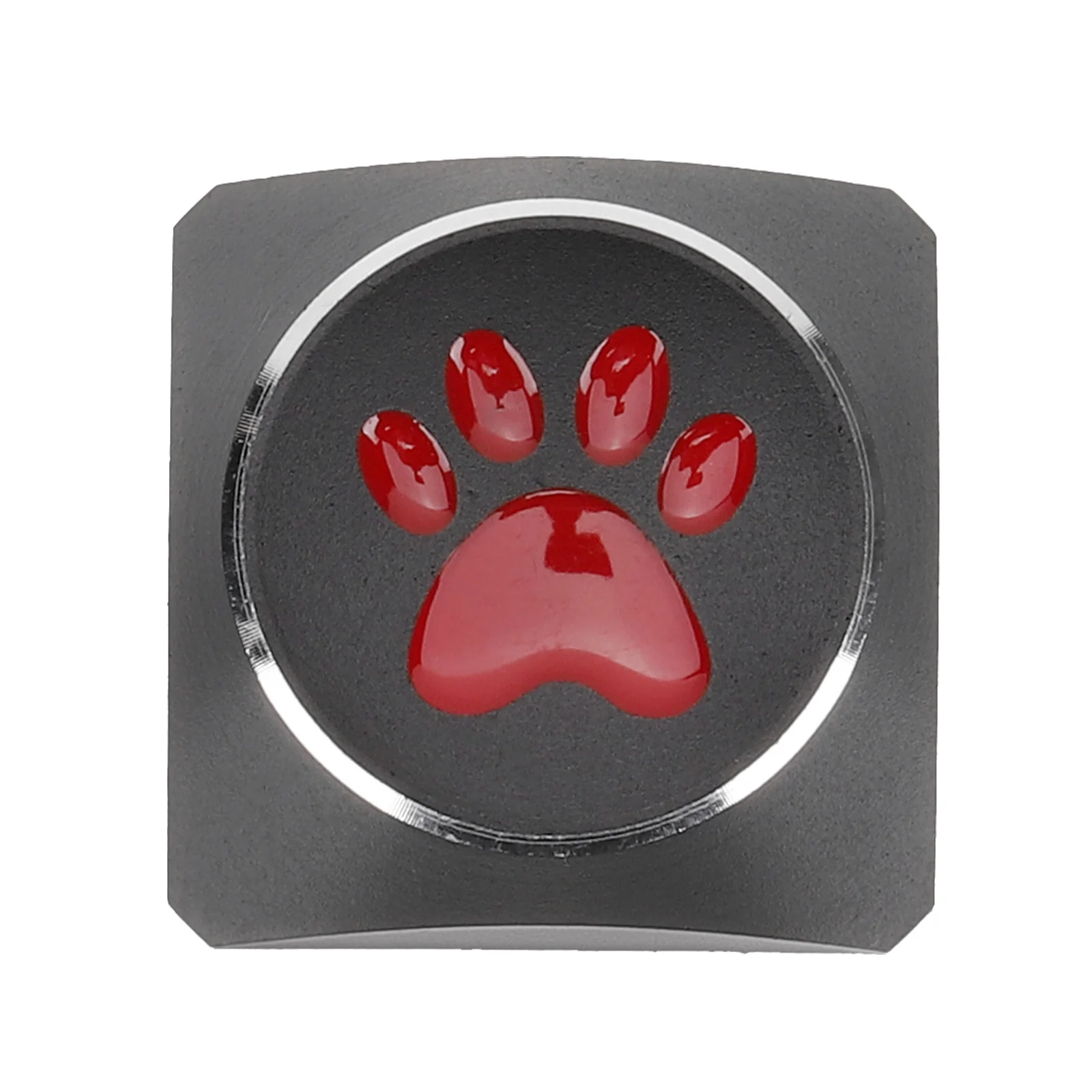 

Cat Claw Keycap Aluminum Alloy Embossed Pattern Mechanical Keyboard Keycaps Retro Design Cute Accessories Unique Shape