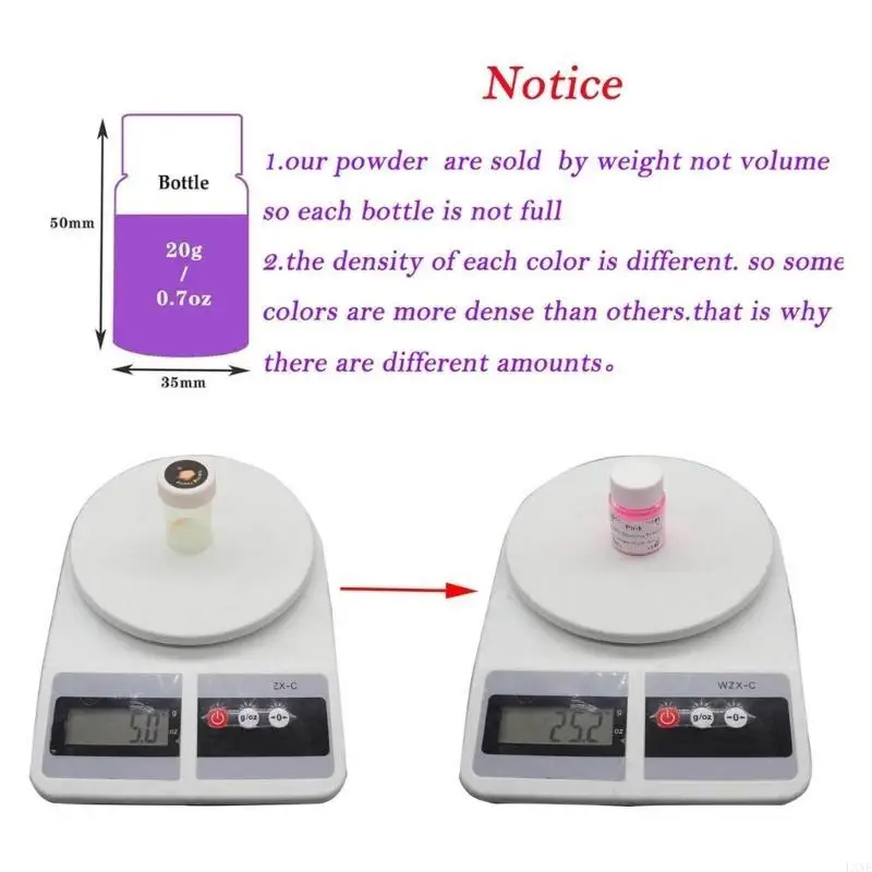 

20g/Bottle Luminous Powder Pigment Resin Filler Glow Jewelry Making