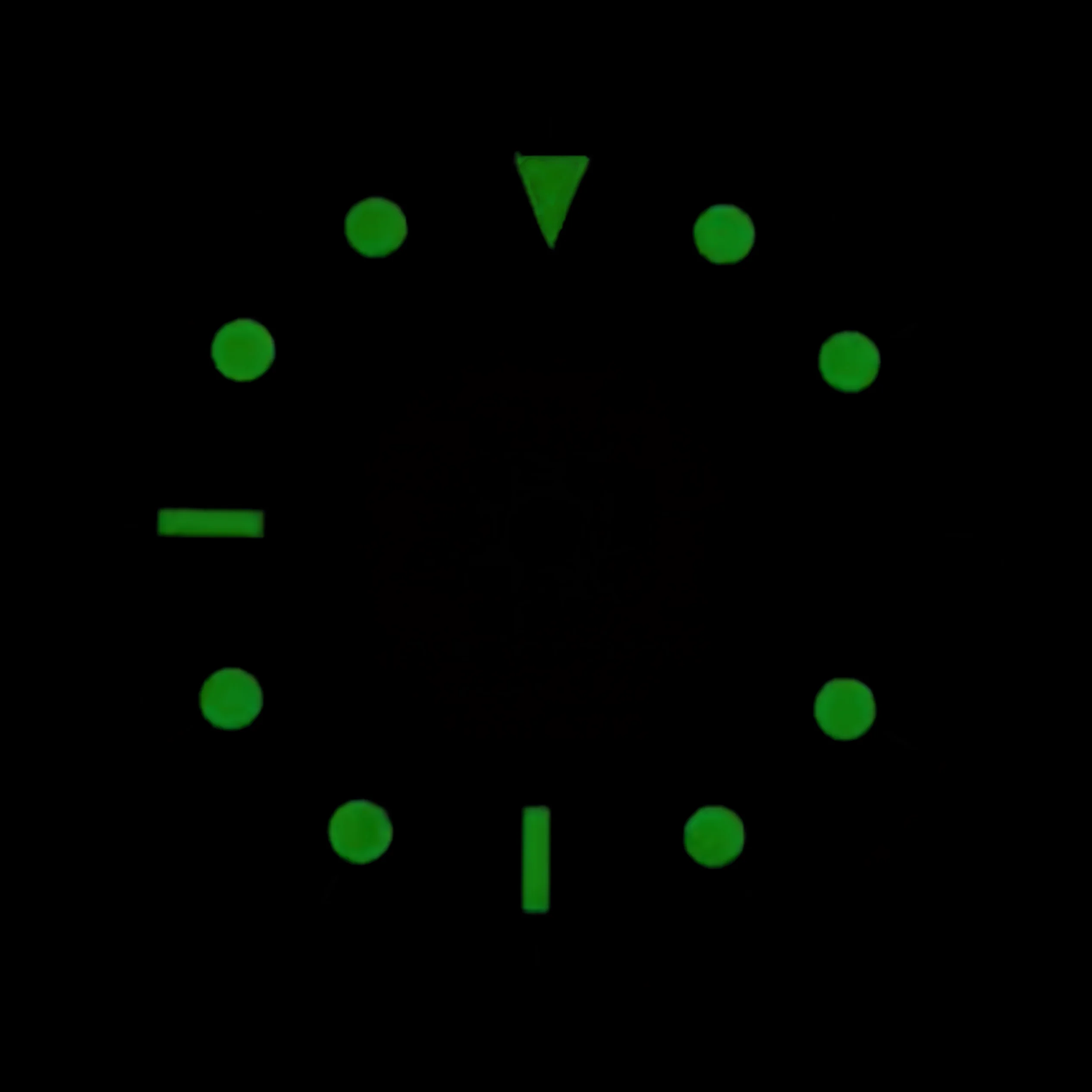 29mm red ashen blue watch dial green luminous dial fit NH35 NH36 movement