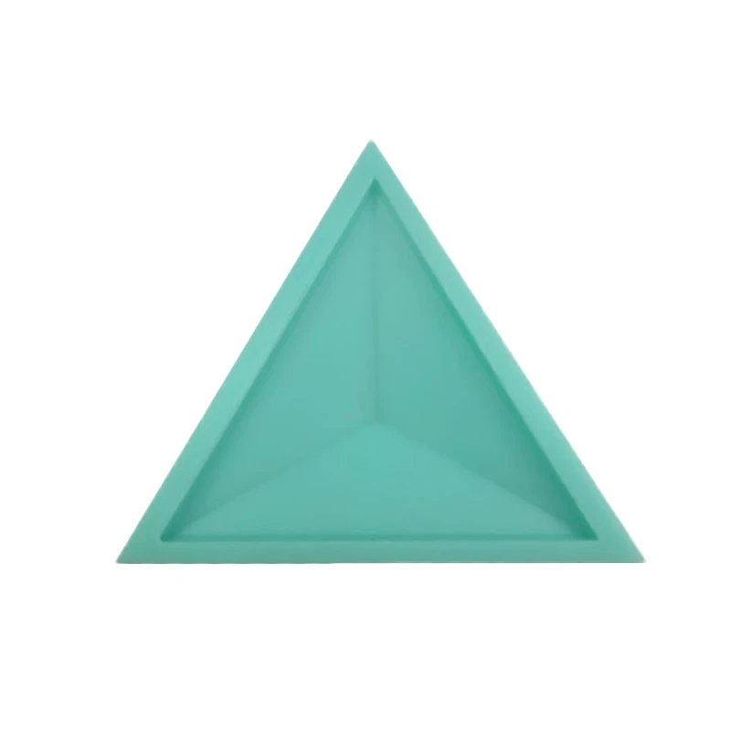 Triangle Silicone Wall Bricks Molds, Handmade Rubber Soft Molds for Concrete Bricks,Plaster TV Back Decoration Tiles Casting