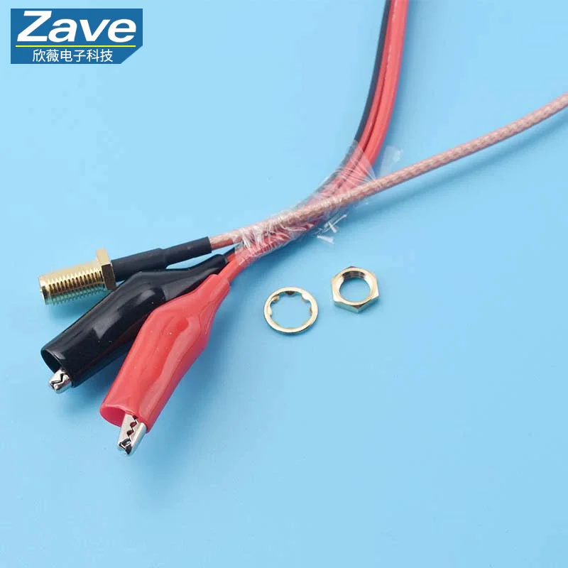 SMA to Alligator Clip (Male/Female) Connecting Cable, Adapter Cable, Extension Cable, Test Cable