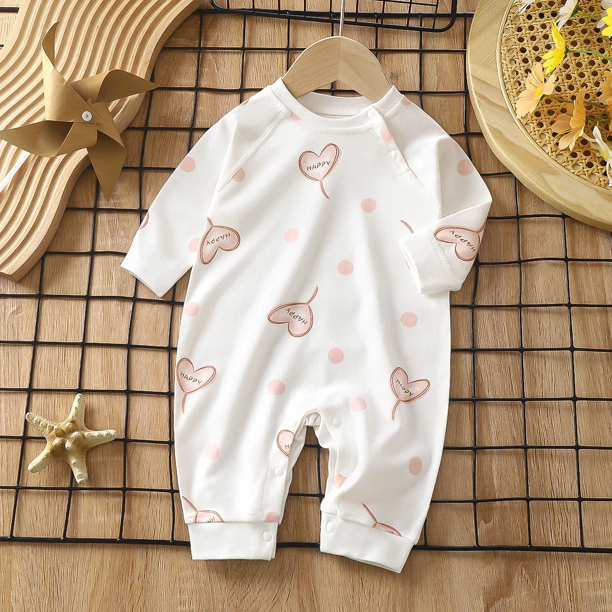 New Baby Bodysuit Long Sleeve Baby Romper Pure Cotton Underlay Underwear Newborn Creeper baby clothes new born  0-6m  7-12m