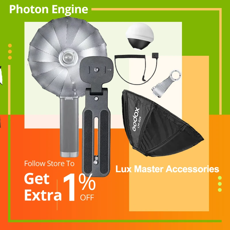 Godox Lux Master Lm-R28 Reflective Cover Octagonal Soft Box Lm-S25 for Canon Sony Nikon Fuji Olympus Camera Accessories