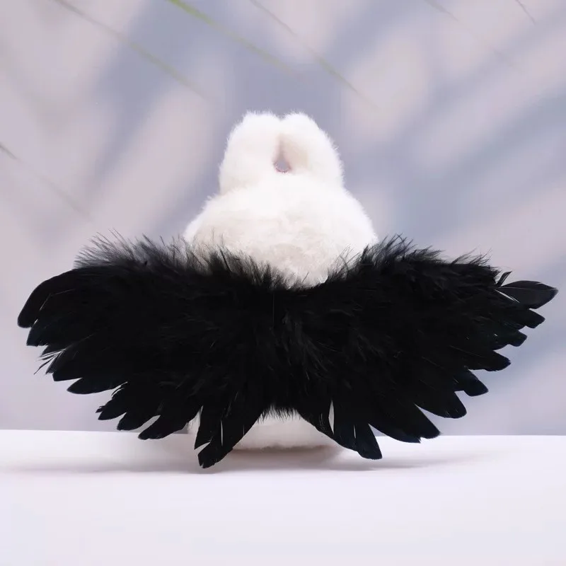 

Black and White Angel Feather Wings for Labubu, Clothes Accessories for Labubu Dolls Gift( ONLY SELL Feather Wings)