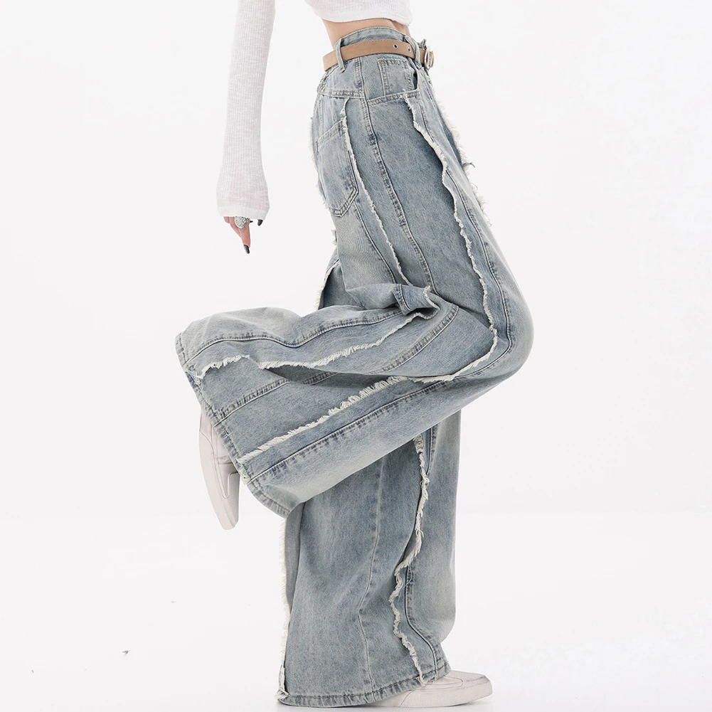 

Повседневные брюки M S с бахромой, повседневные длинные брюки, однотонные брюки, всесезонная одежда, модные брюки