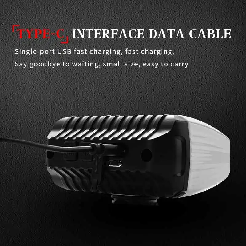 OFFBONDAGE دراجة الجبهة ضوء 1000LM الدراجة العلوي مصباح يدوي مقاوم للماء USB TYPE-C شحن الجبلية الطريق الدراجات ملحقات المصابيح