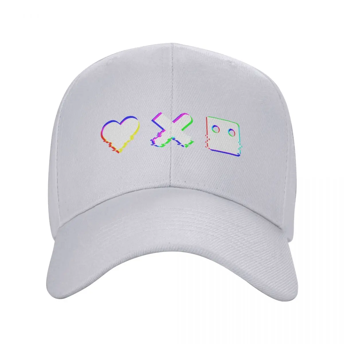 love death robots -Glitch Effect Baseball Cap Military Tactical Cap Dropshipping Beach Bag Women's 2024 Men's