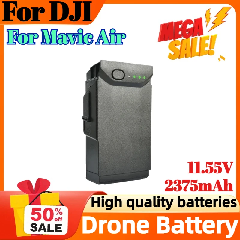 

2375mAh 11.55V Drone Battery for DJI Mavic Air Battery 21 Minute Flight Time Drone Intelligent Flight Accessories