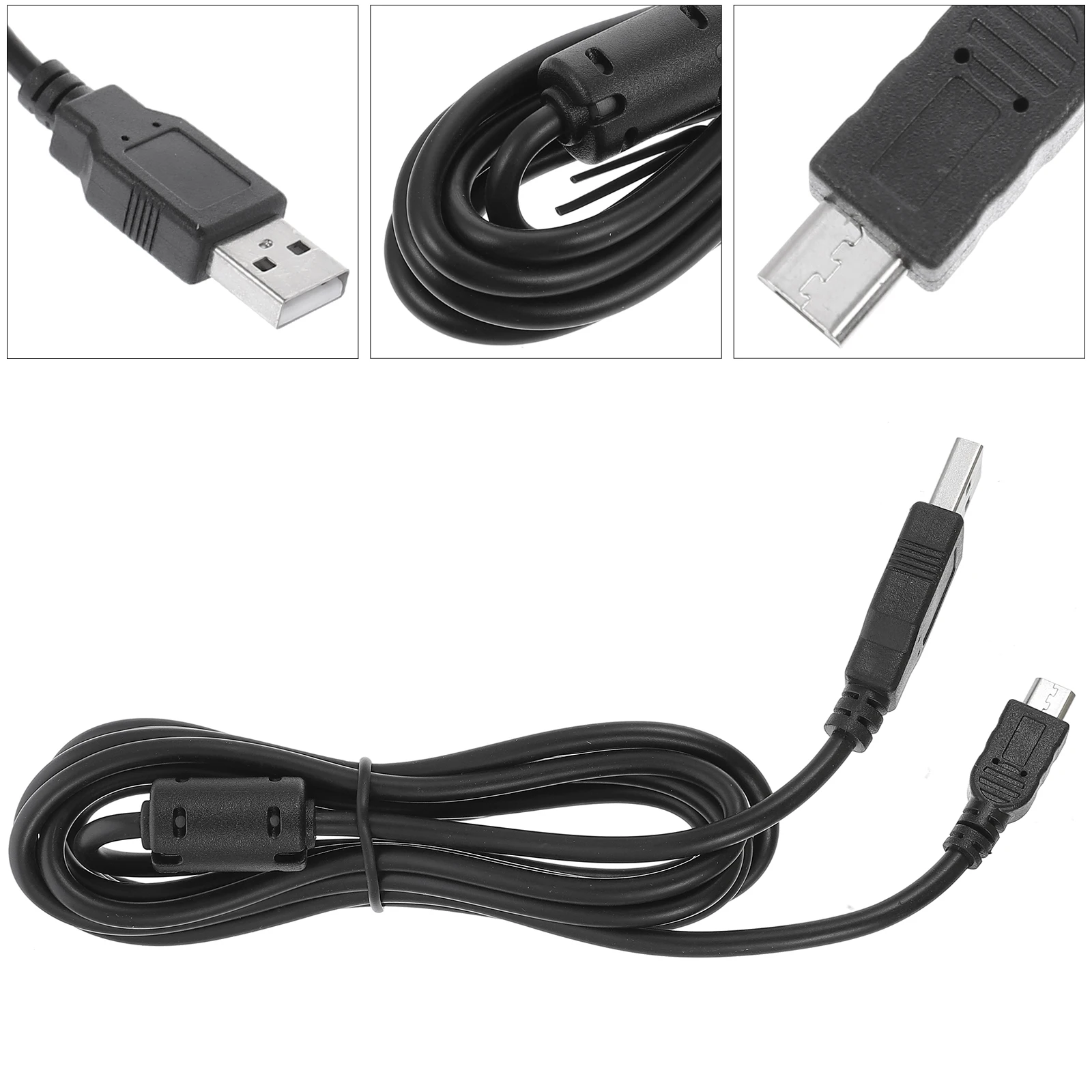 

USB Charging for Gamepad H Cable ABS PU Material Power Protection Suitable Most Gamepads USB Universal Data
