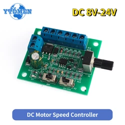 8V-24V Brushless DC Motor Speed Controller with Drive Brushless Motor PWM Speed Control Board 18KHz