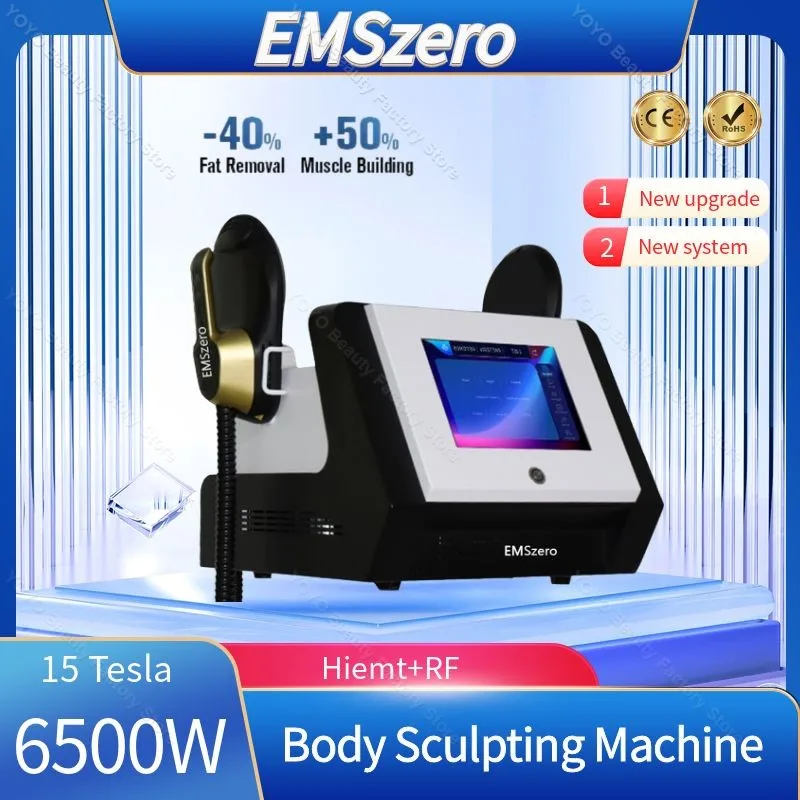 

2024 New EMSzero Neo 15 Tesla 6500W High Power 200HZ EMS RF Hi-emt Body Sculpt Muscle Stimulate Slimming Machine