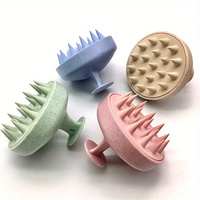 1pc Silicone Shampoo Brush Body Massage Brush Bath Shower Brush Salon Hairdressing Tool Scalp Massage Comb Hair Washing Comb