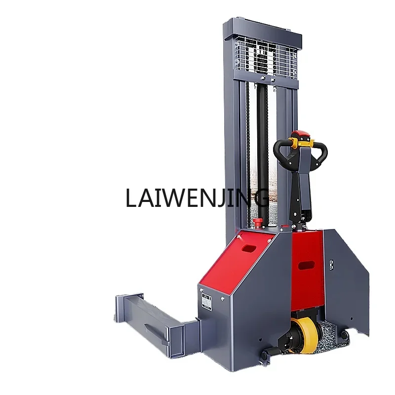 

LYN outdoor off-road stacker station ride-on lift load electric hydraulic forklift