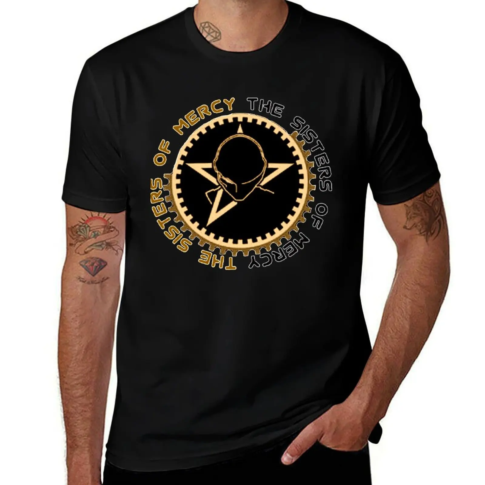 

THE SISTERS OF MERCY band best logo costom T-Shirt customs design your own cute tops sublime big and tall t shirts for men