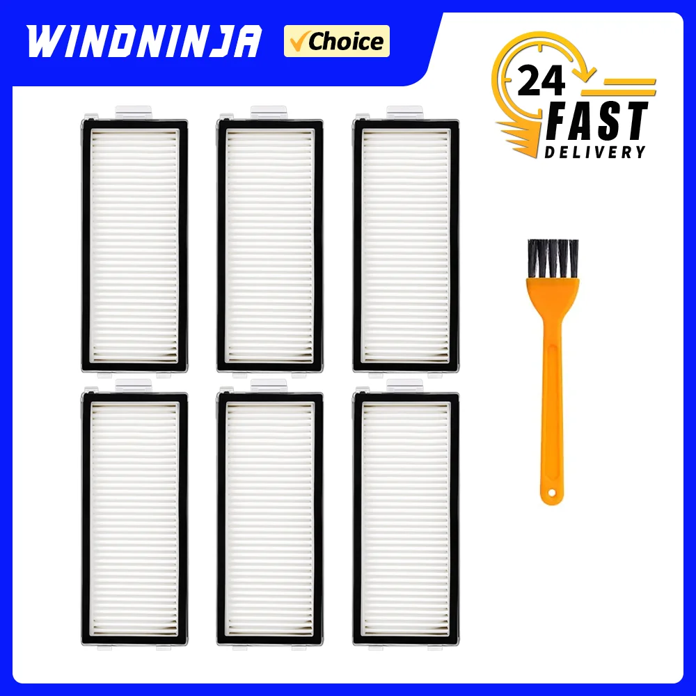 Accesorios de Filtro para Aspiradora Robótica Roborock Saros Z70/G30 Space/Qrevo Master/Qrevo Slim/V20/P10S Pro, Repuesto de Alta Eficiencia