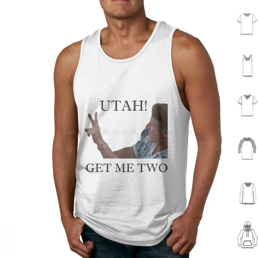 Point Break-Get Me Two! Tank Tops Print Cotton Movies Tv Point Break Keanu Reeves Gary Busey 90s Swayze Films Funny