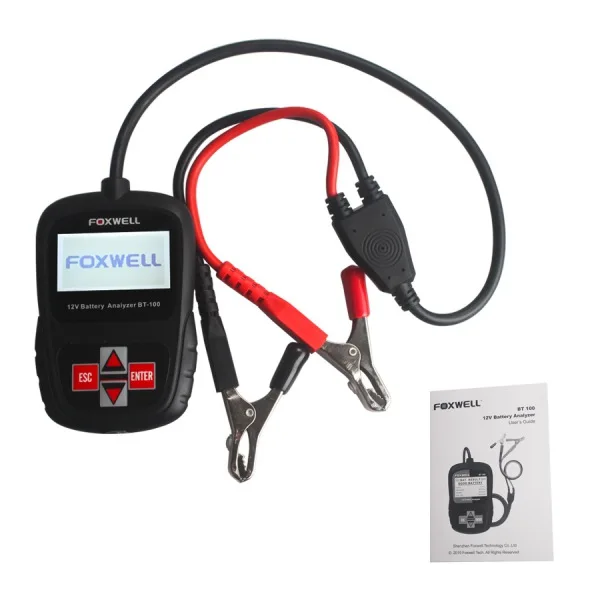 

FOXWELL BT100 12V Car Battery Tester for Floo-ded, AG-M, G-EL