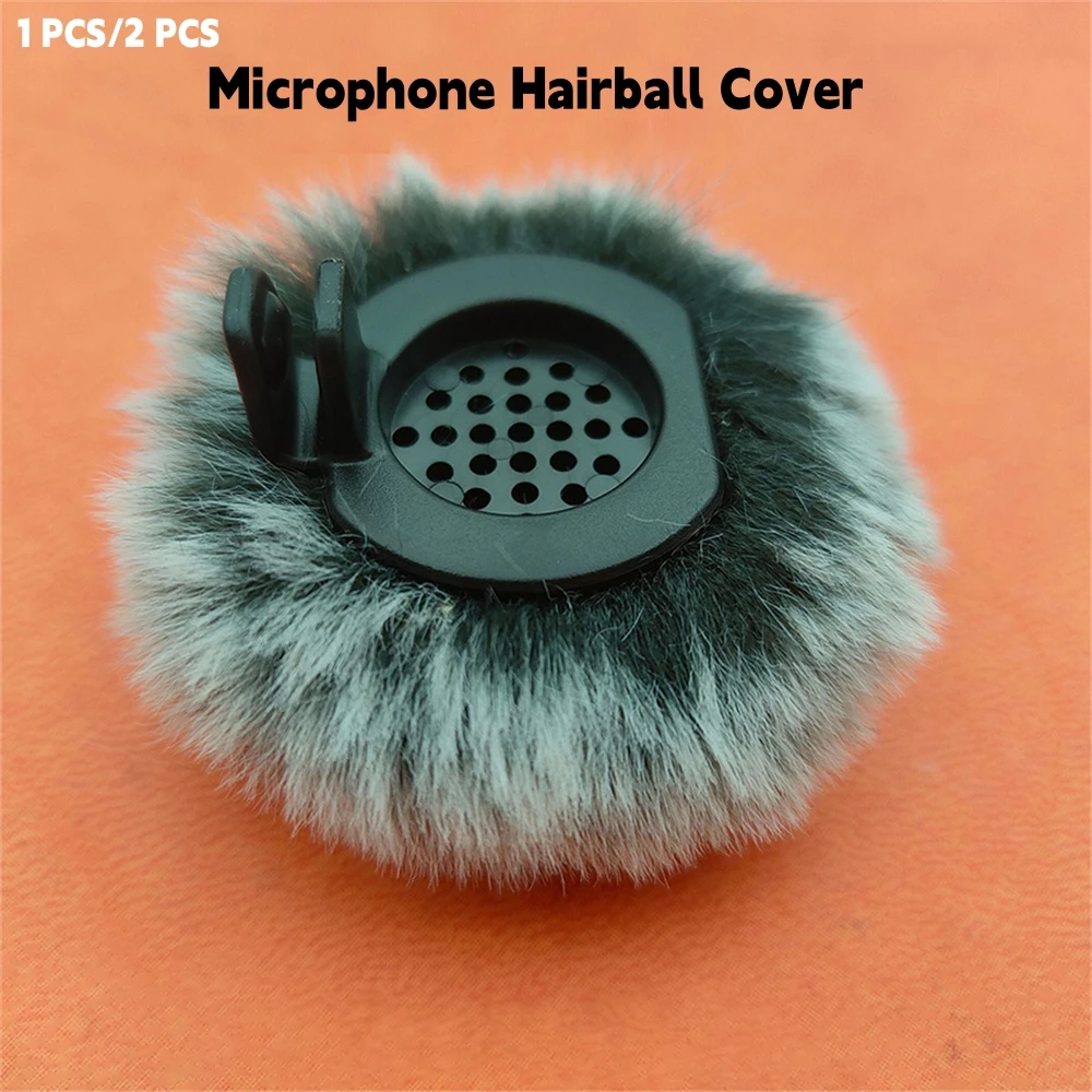 

Outdoor Live Microphone Hairball Cover Wireless Lavalier Microphone Windproof Noise Reduction Microphone Protective Cover