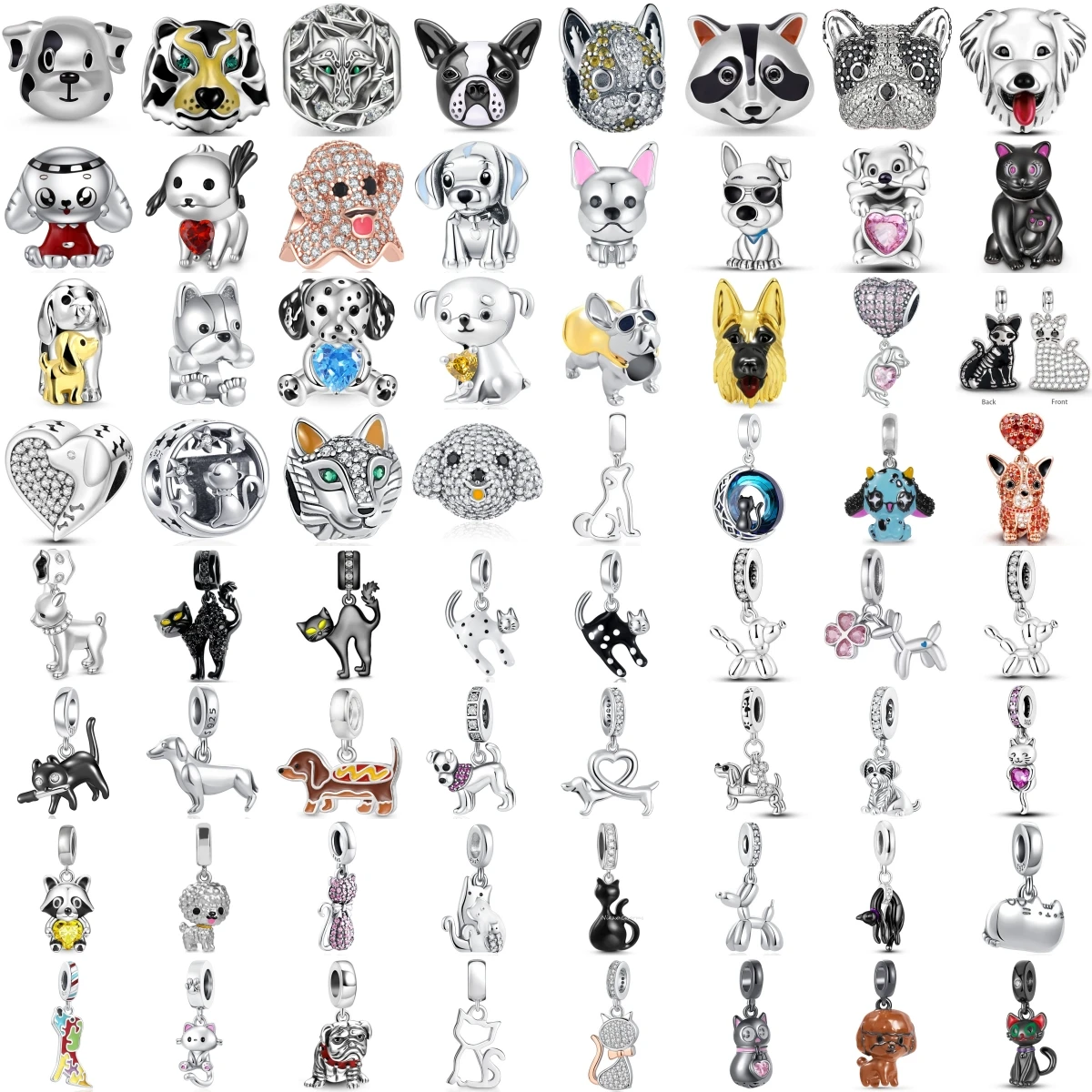 Wolf Jewelry & Watches Tampa Reviews - 925 Sterling Silber Haustier-Kristallanhänger Hund Katze