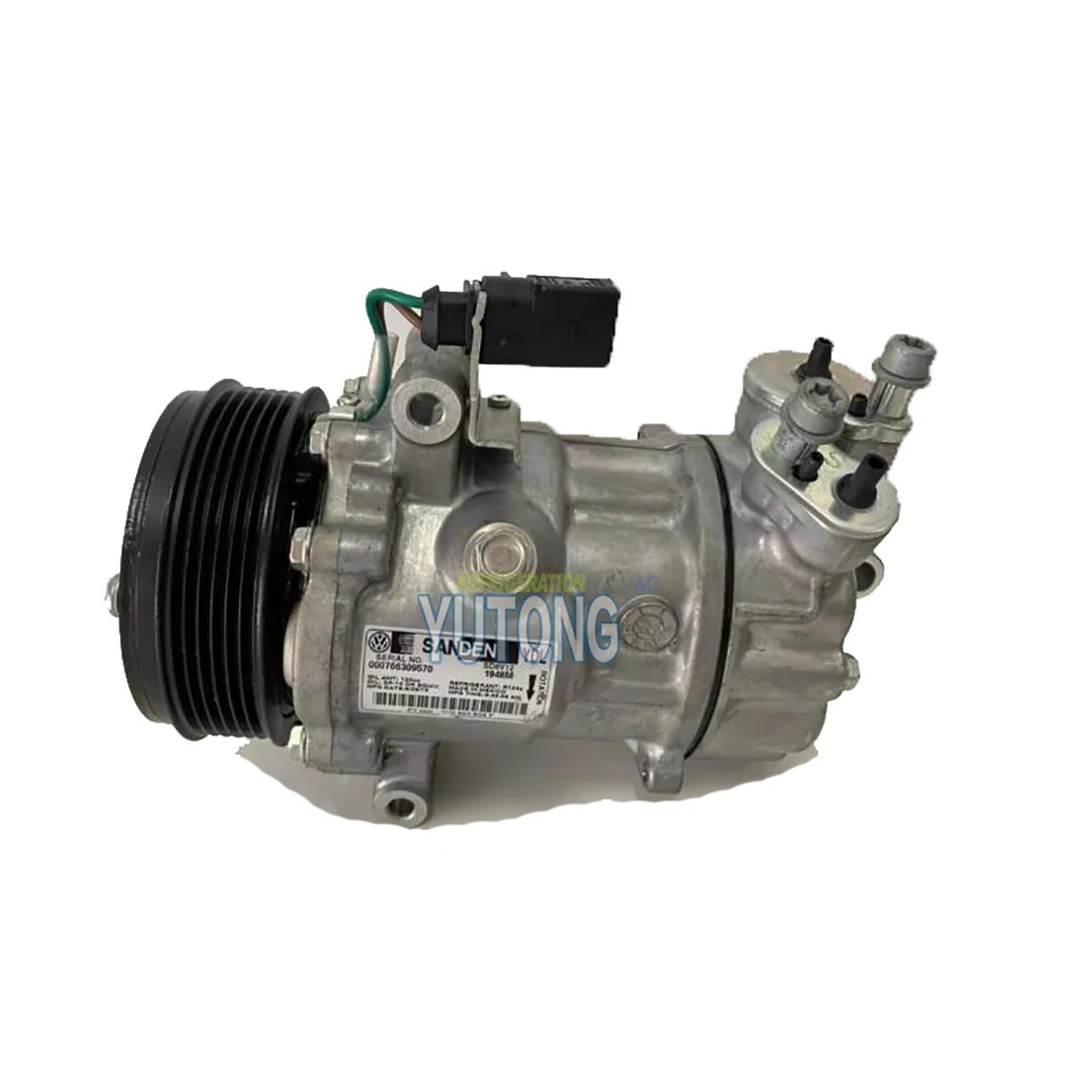 SD6V12 AC Air Conditioning Compressor For Para VW Fox Gol G4 Polo Skoda Fabia 6rf820803c 6r0820803b 5u0820803f 0282909253