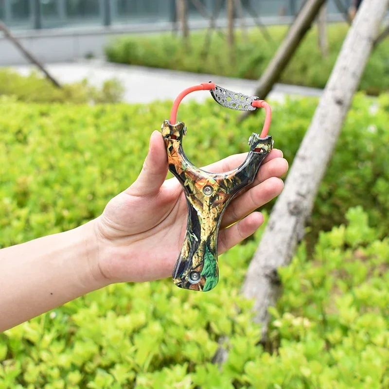 Upgraded Zinc Alloy Material New Slingshot Lightweight Strong Professional Hunting Slingshot High Precision Catapult Slingshot