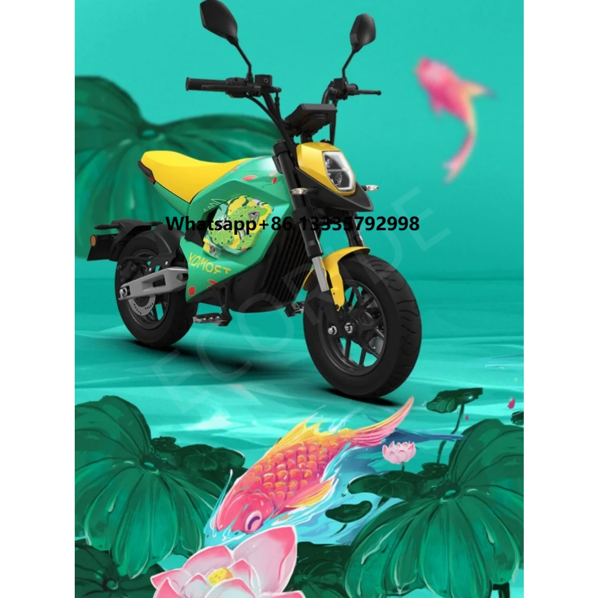 

Long Range 90km Electric Dirt Bike Tromox Minob 2500w Mini Electric Motorcycle 60v31ah Off-Road Motorcycles 2.5kw