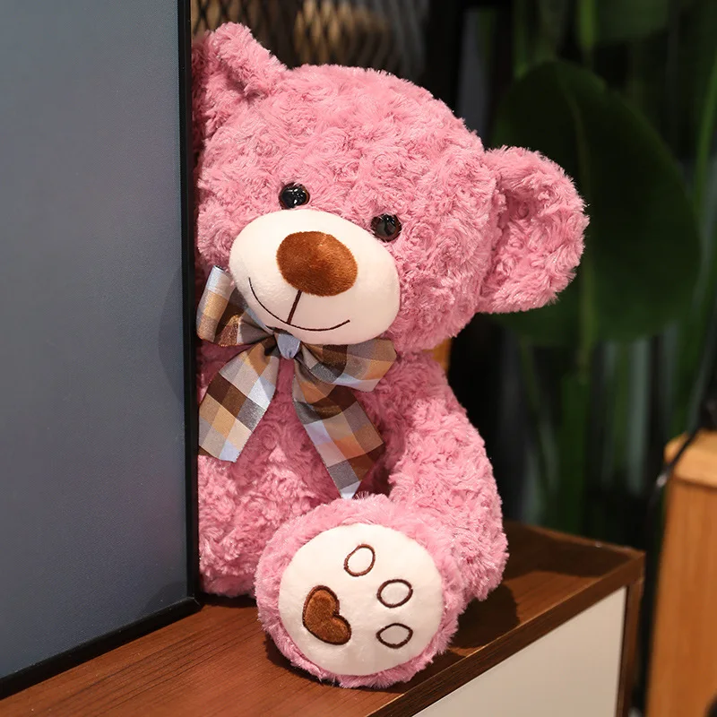35/50/60CM Nette Klassische Teddybär Plüsch Spielzeug Kawaii Fliege Bär Plushie Kissen Gefüllte Weiche Puppen für Kinder Mädchen Liebhaber Geschenke – Detail 31