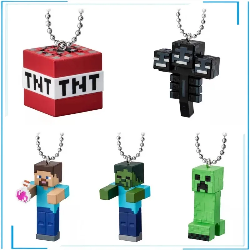 MC Minecraft: La Figura de Steve de Bandai en Colección Gashapon, Ideal para Regalos de Día del Niño