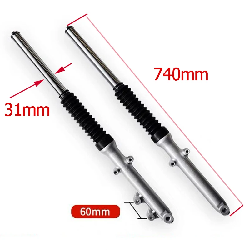 

Motorcycle Front Shock Absorber for Haojue Suzuki Qingqi Lifan QJmotor HJ125 GN125 QS125 31mm Motorbike Disc Brake Suspention